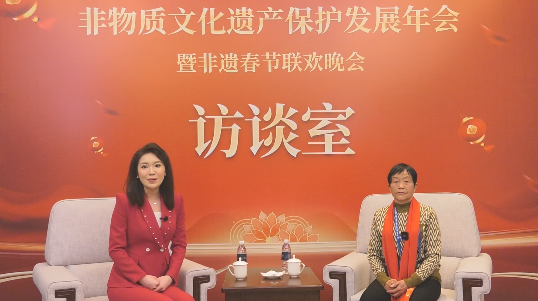 礼规文化传承代表欧阳春禅--受邀出席非遗春节联欢晚会