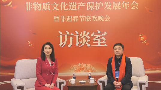 著名书法家刘冬阳--受邀出席非遗春节联欢晚会