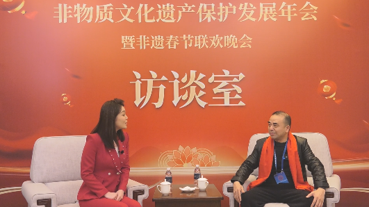 潘伟--受邀出席非物质文化遗产保护发展年会暨非遗春节联欢晚会