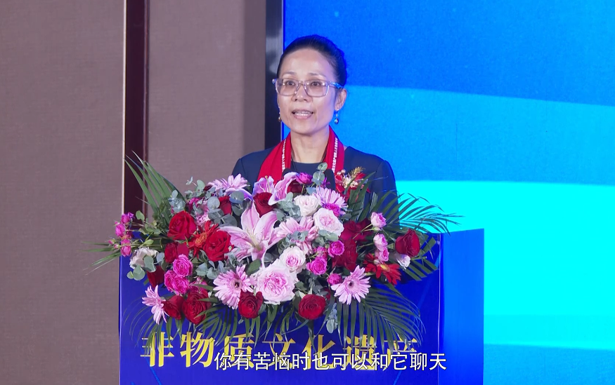 著名奇石收藏家蔡惠华--受邀出席非遗创新人才发展论坛